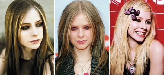 bbmix3131 1231531293 31 As madeixas coloridas de Avril Lavigne