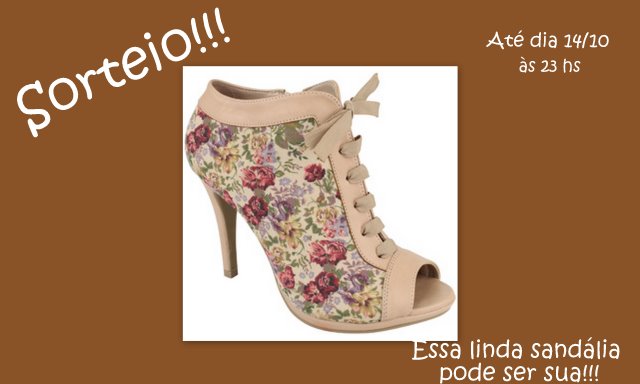 Blog79 1 Sorteio De Uma Sandália Bebecê