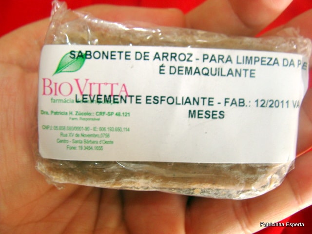 DSC06912  Sabonete de Arroz: É Demaquilante e Clareia a Pele!