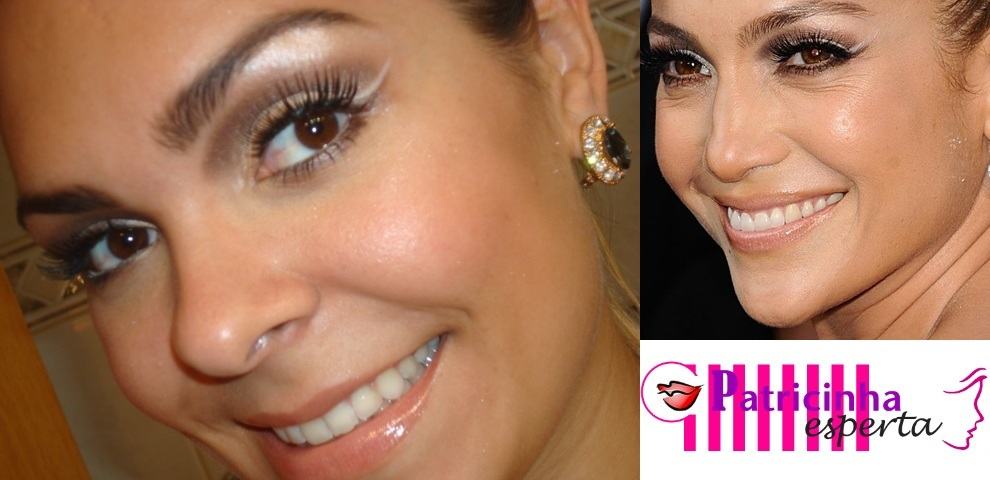 005post - Tutorial - Maquiagem inspirada na atriz Jennifer Lopez - Oscar 2012