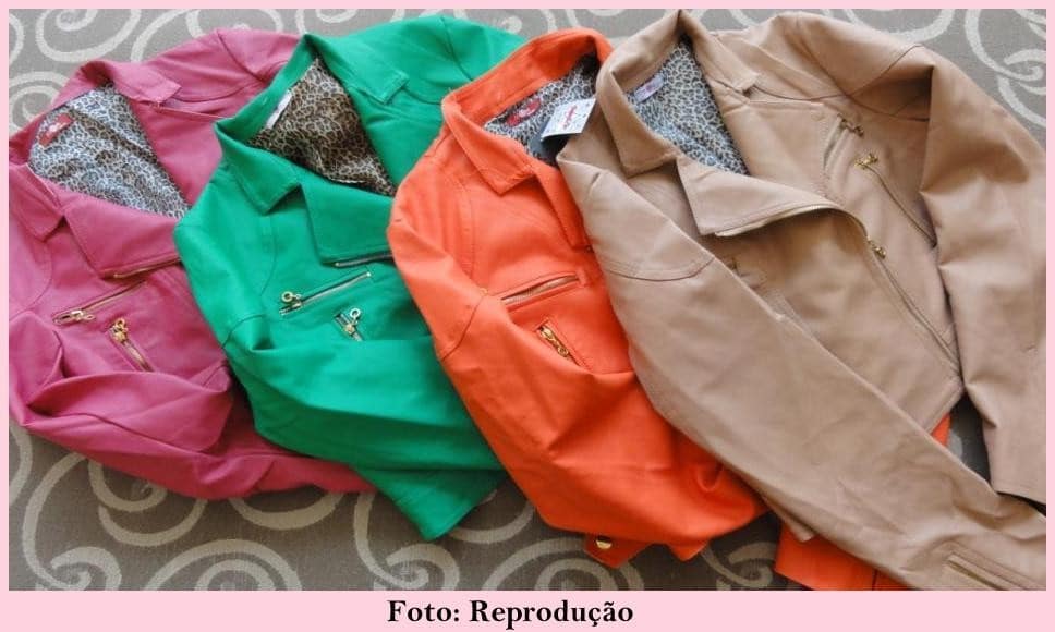 coloridas11 - Jaquetas de material ecológico - porque "couro" ecológico não existe!