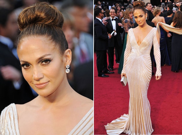 jennifer lopez oscar 2012 1 - Tutorial - Maquiagem inspirada na atriz Jennifer Lopez - Oscar 2012