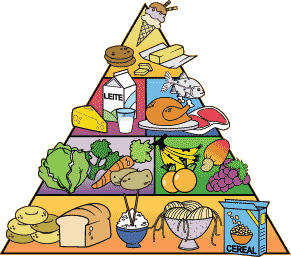 piramide alimentar - Guia para uma boa alimentação