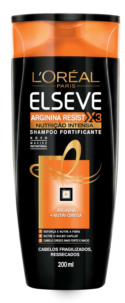 elseve arginina resist x3 nutric3a7c3a3o intensa shampoo - Shampoo Fortificante Arginina Resiste X3 Nutrição Intensa