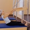 Woman Practicing Pilates