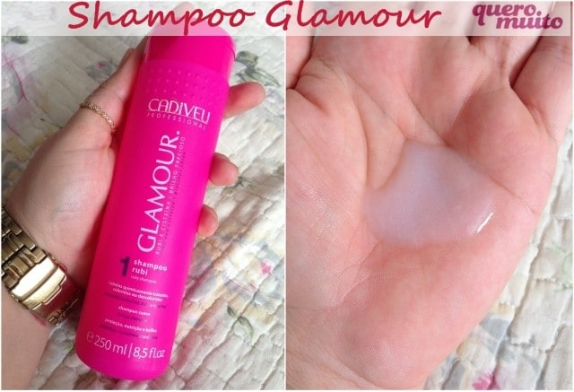 Shampoo glamour Cadiveu - Shampoo e Condicionador Glamour: Pra Tratar os Fios Danificados