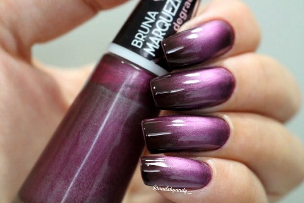 Esmalte degradê Bruna Marquezine Esmalte degradê Bruna Marquezine